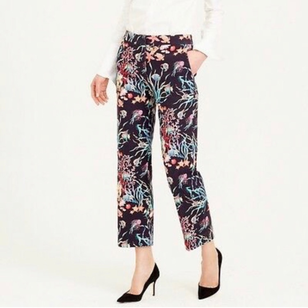 J Crew Collection Ratti Under the Sea Patio Pant